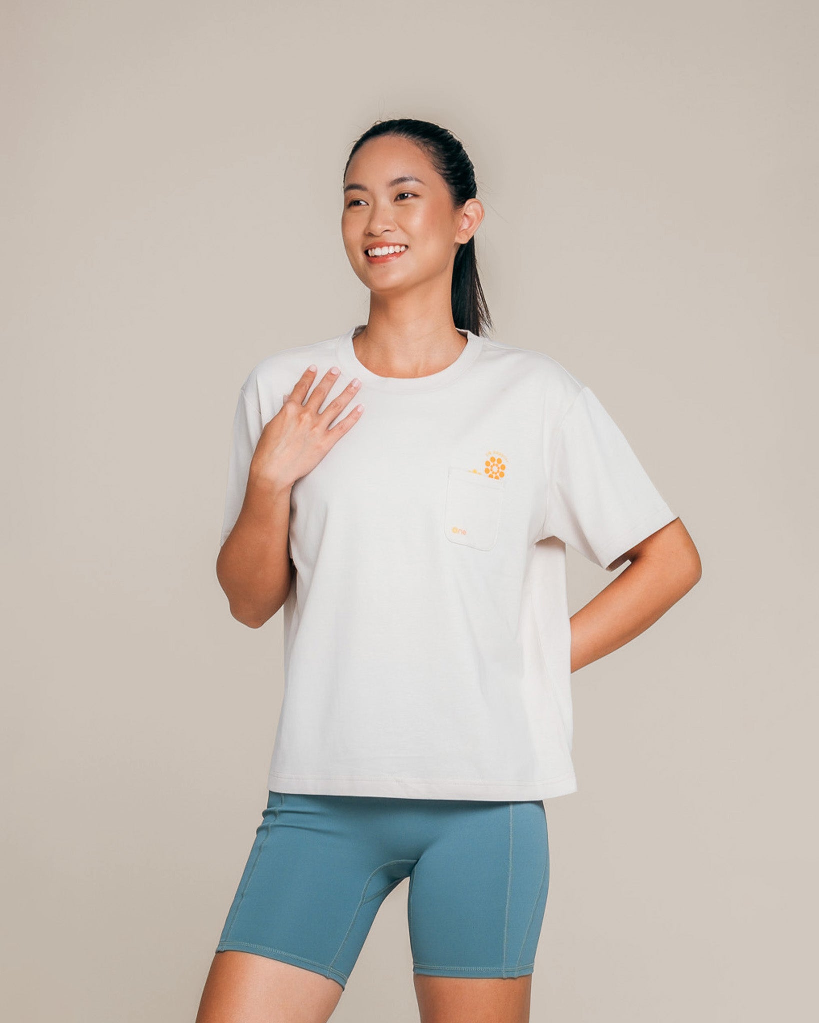 AirCotton Effortless Happy Oversized Tee