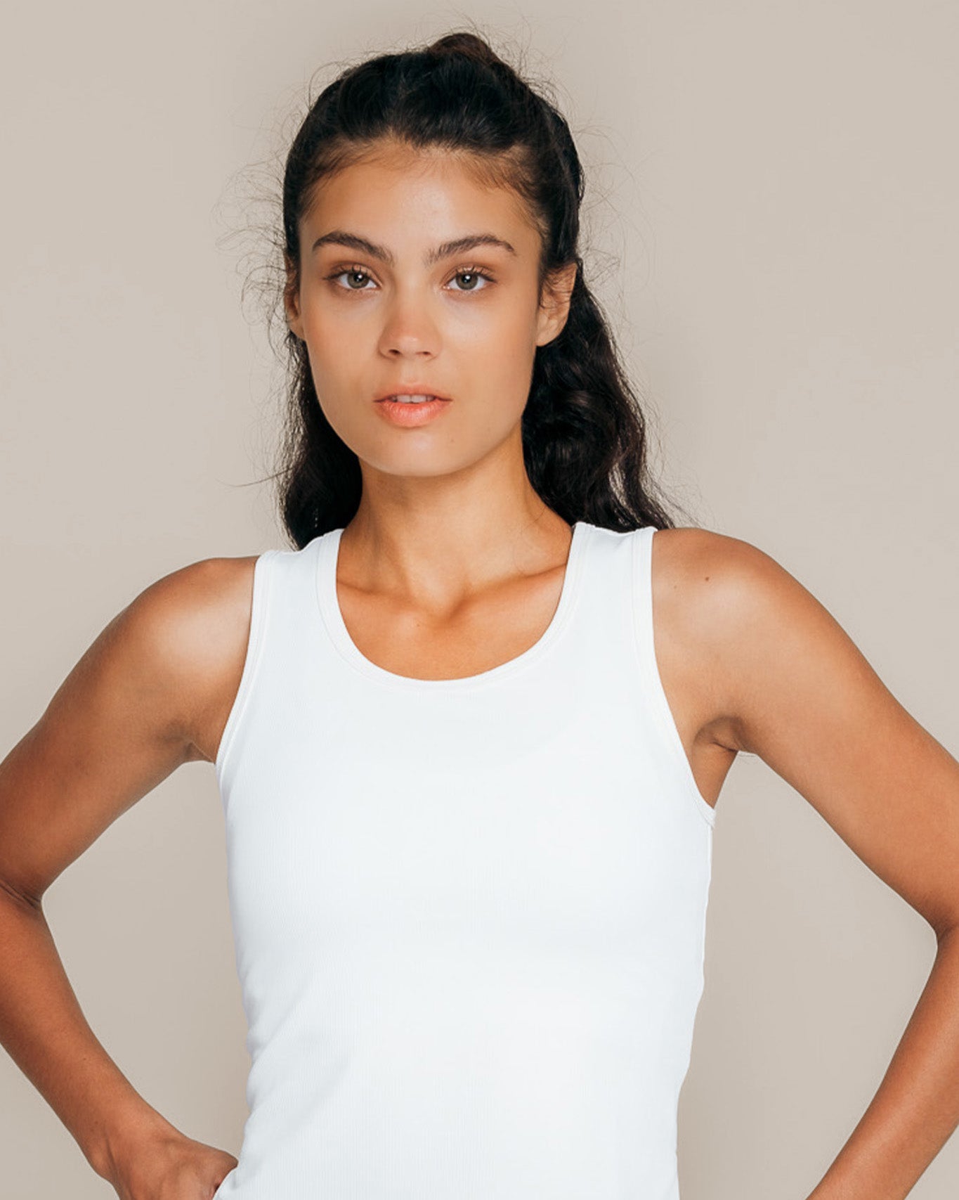 All Day Stretch Cropped Tank (Limited Ribbed Edition)