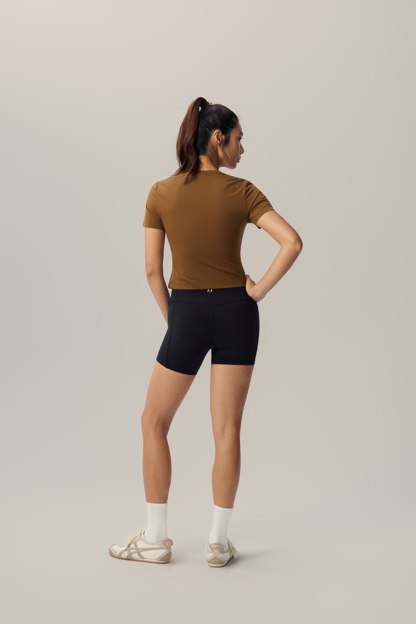 All Day Stretch Cropped Tee