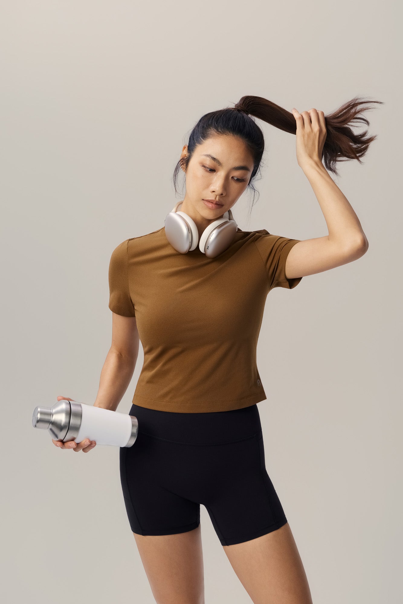 All Day Stretch Cropped Tee