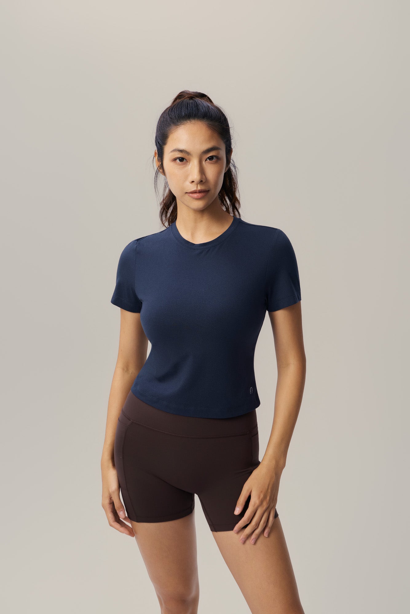 All Day Stretch Cropped Tee