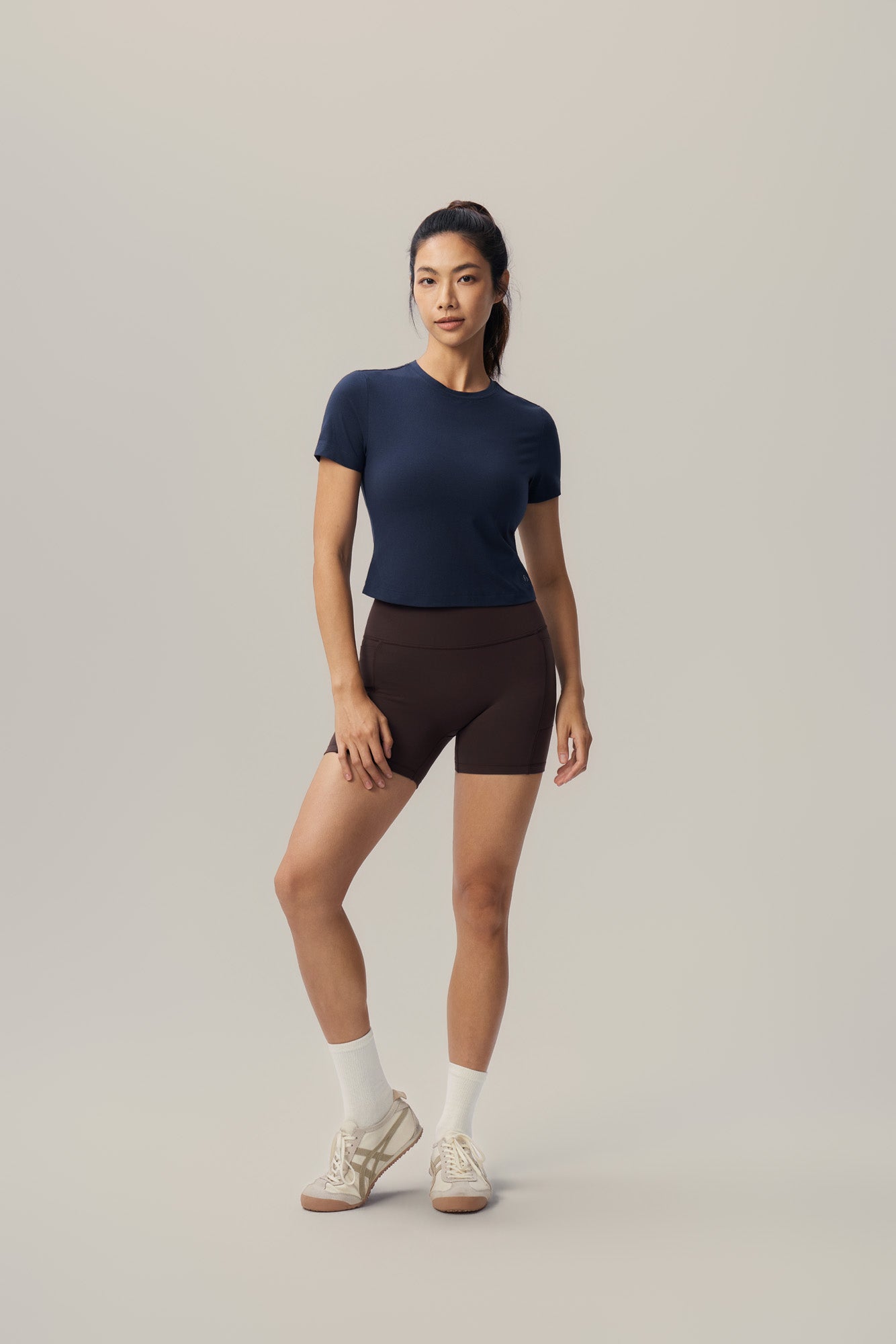 All Day Stretch Cropped Tee