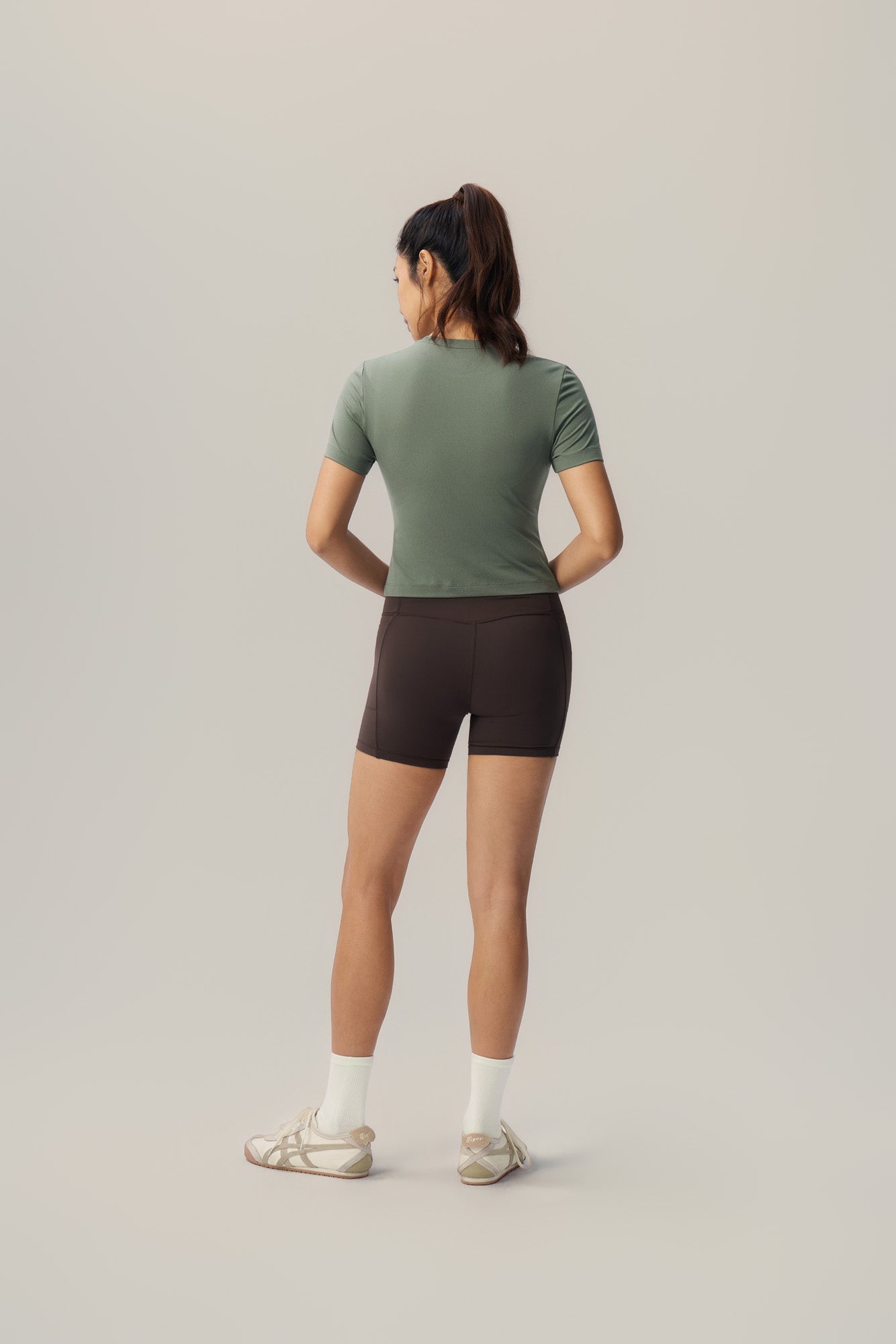 All Day Stretch Cropped Tee