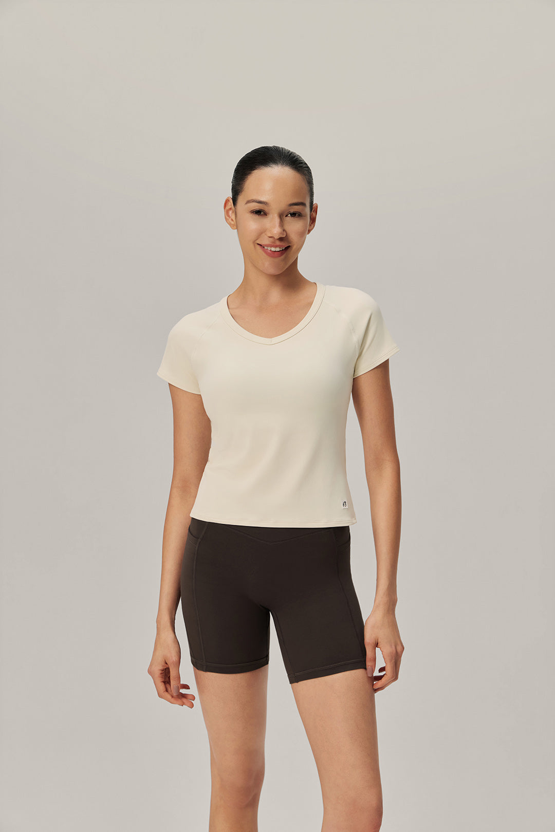Breeze Ease Fitted Tee - Whipped Cream product image 1