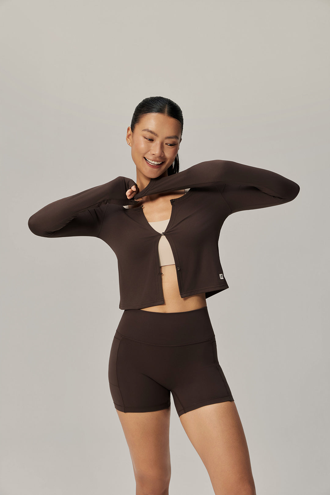 Breeze Ease Summer Cardigan - Morning Espresso product image 6