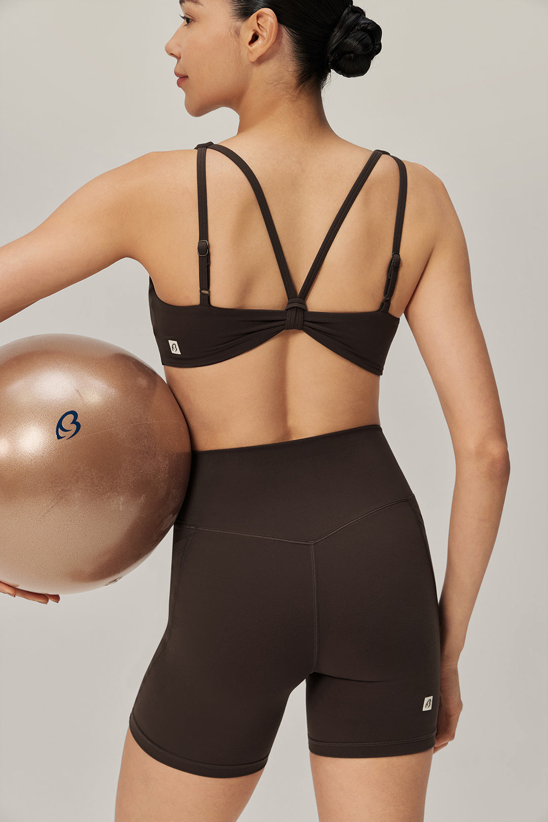 Double Take Sports Bra - Morning Espresso product image 6