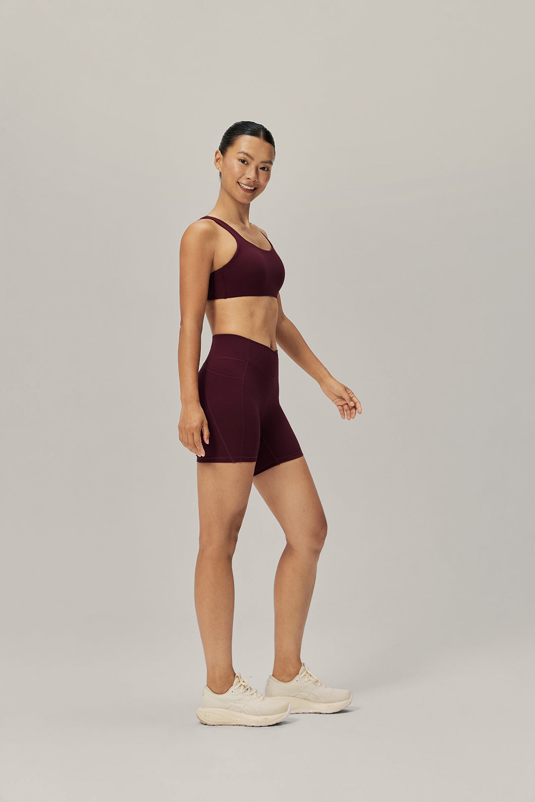 Double Take Sports Bra - Rosewood Merlot product image 4