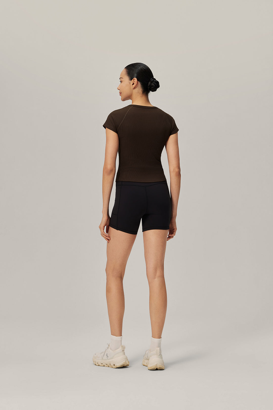 Everyday Essential Ribbed Tee - Italian Roast product image 3