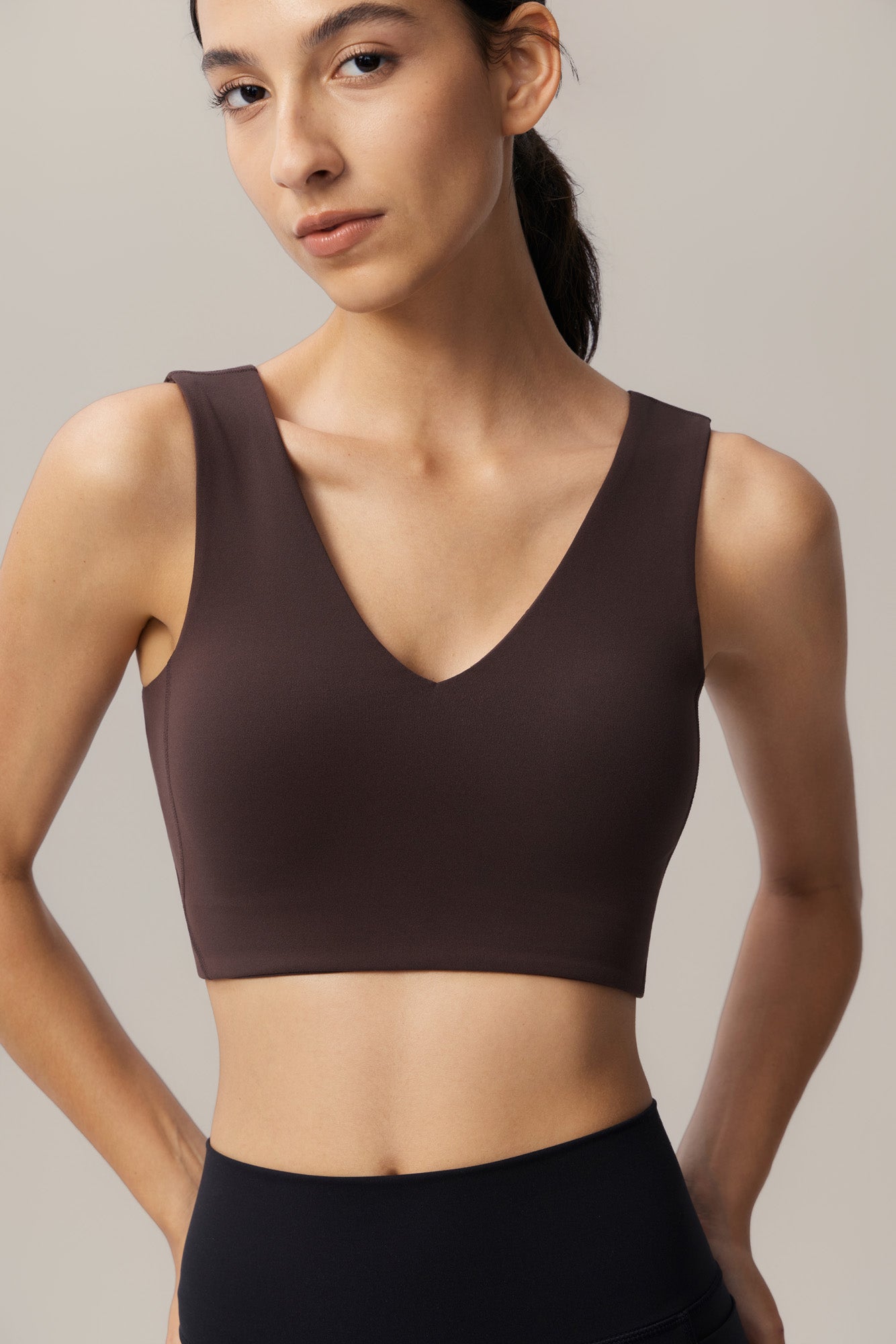 Rise & Shine V-Neck Sports Bra