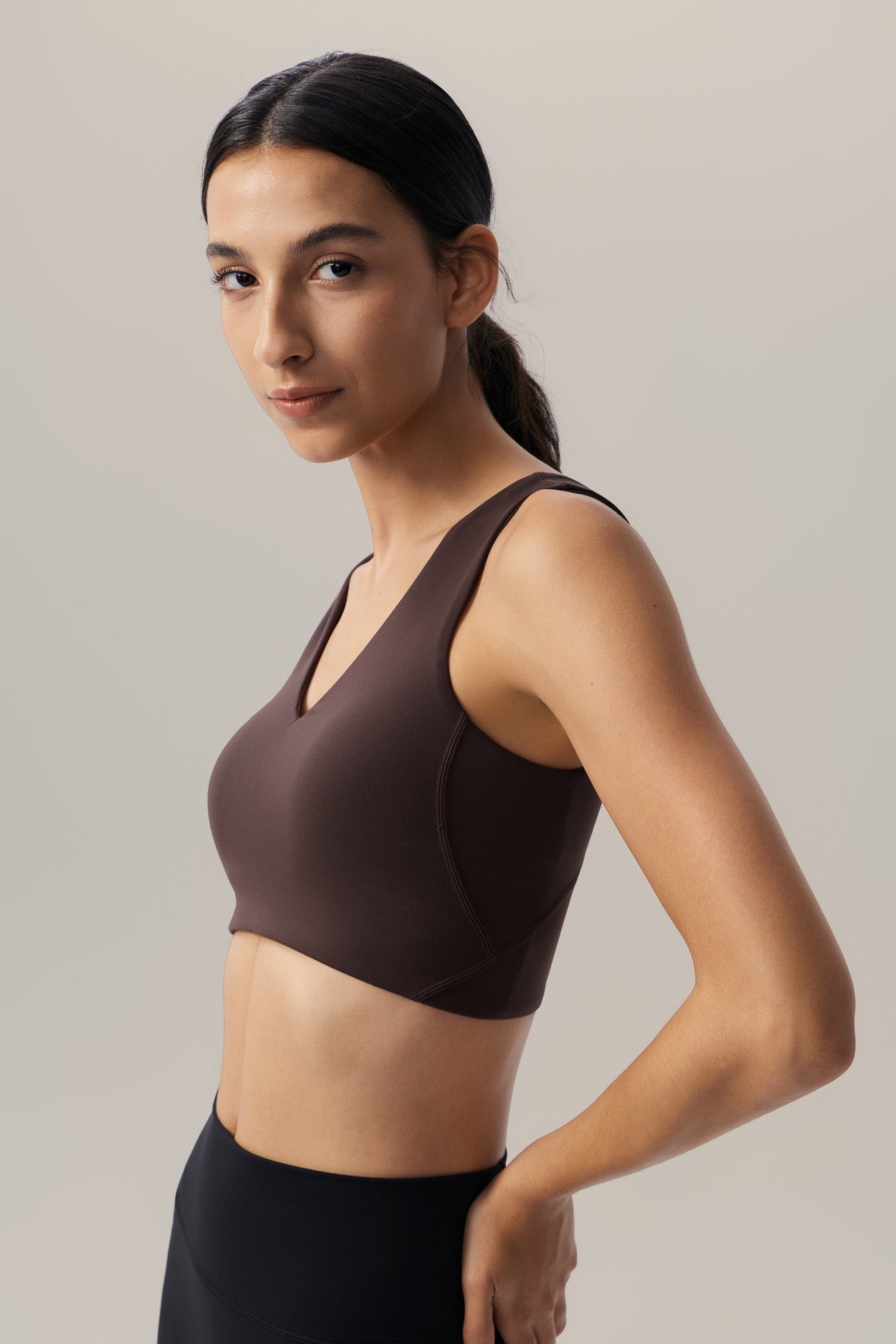 Rise & Shine V-Neck Sports Bra