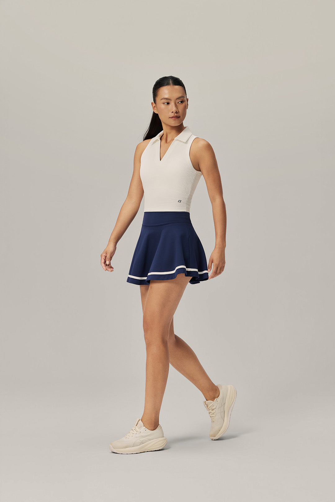 Sculpted Ease Padded Polo Tank