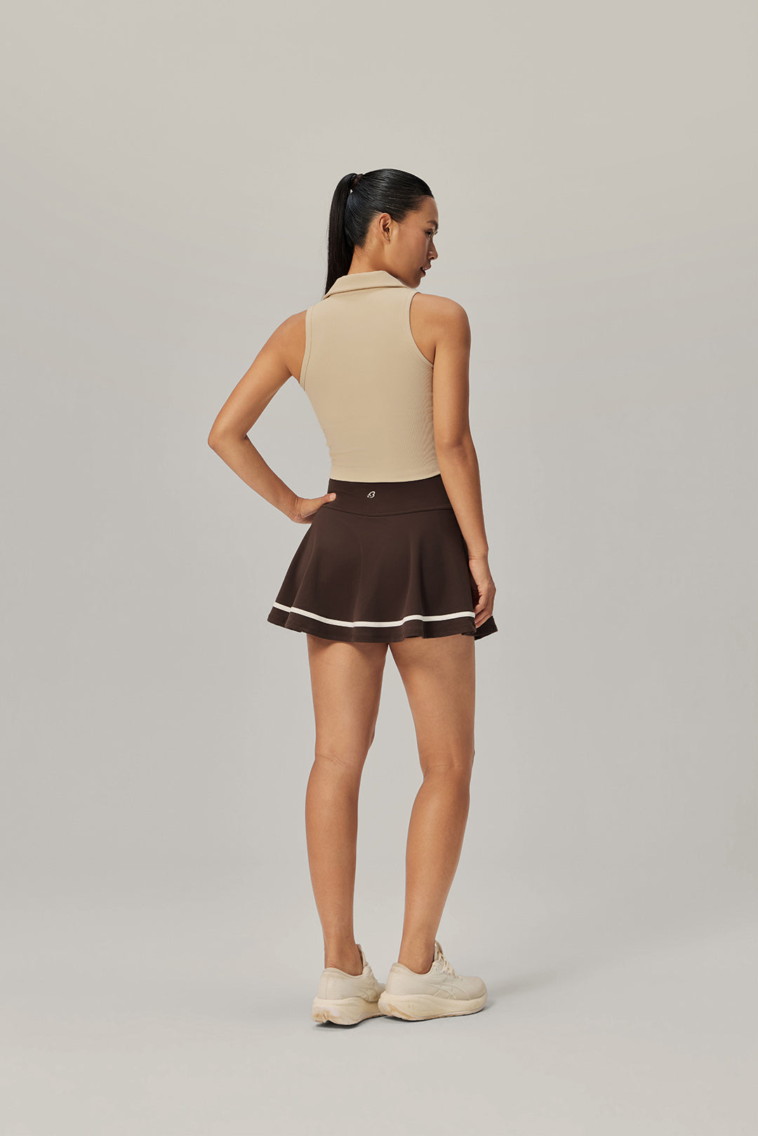 Sculpted Ease Padded Polo Tank - Courtside Glow product image 4
