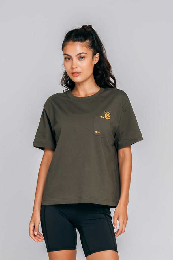 AirCotton Effortless Happy Oversized Tee - Alpine Forest product image 1