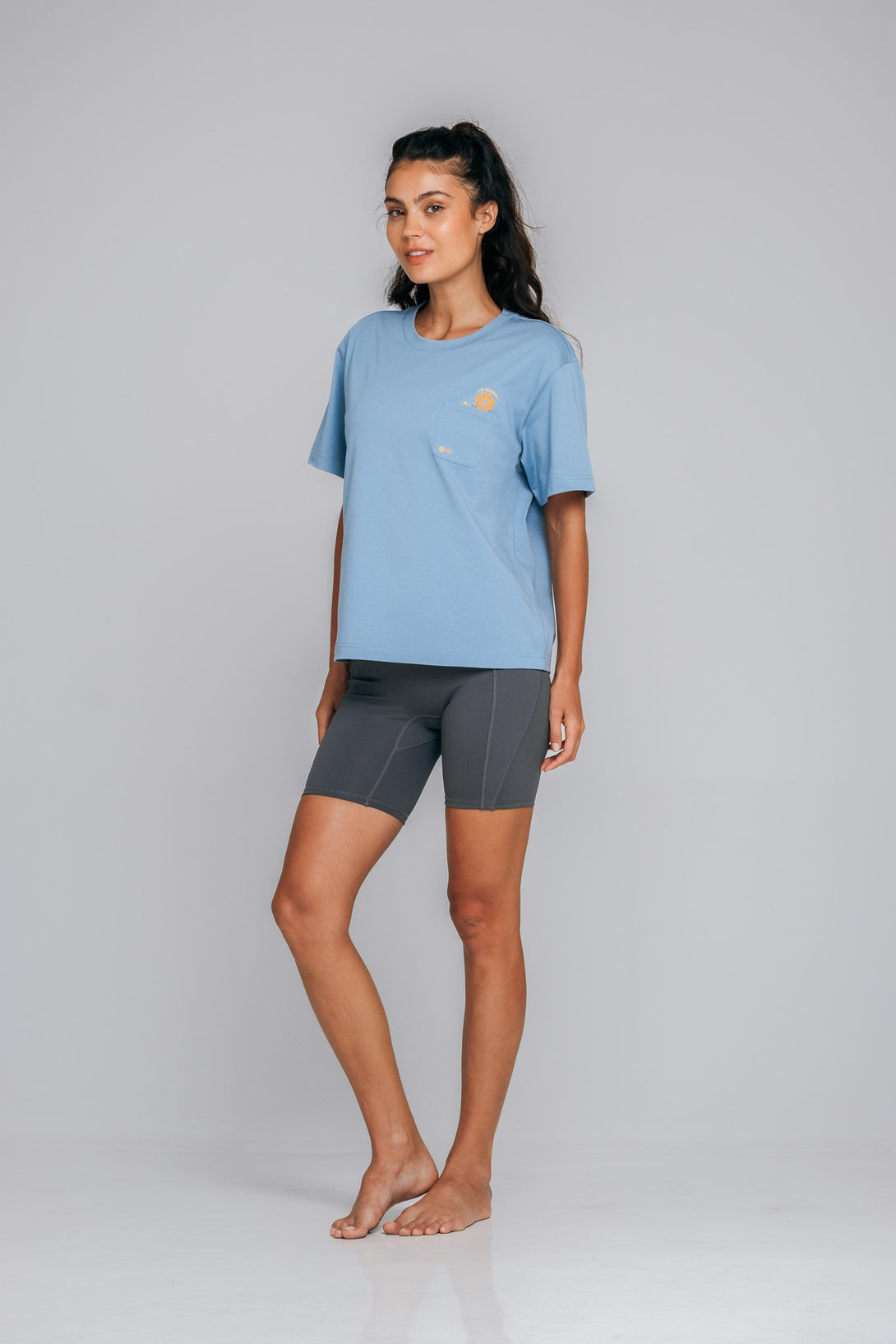 AirCotton Effortless Happy Oversized Tee - Canyon Blue product image 2