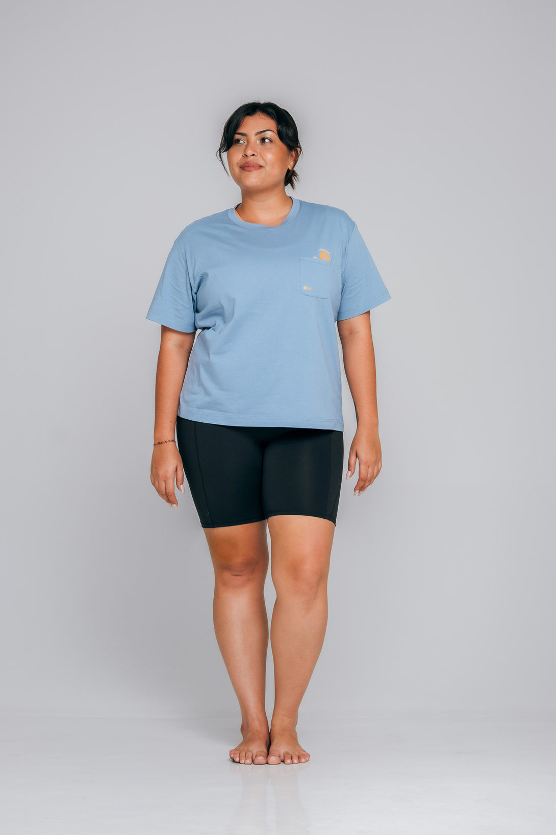 AirCotton Effortless Happy Oversized Tee - Canyon Blue product image 7