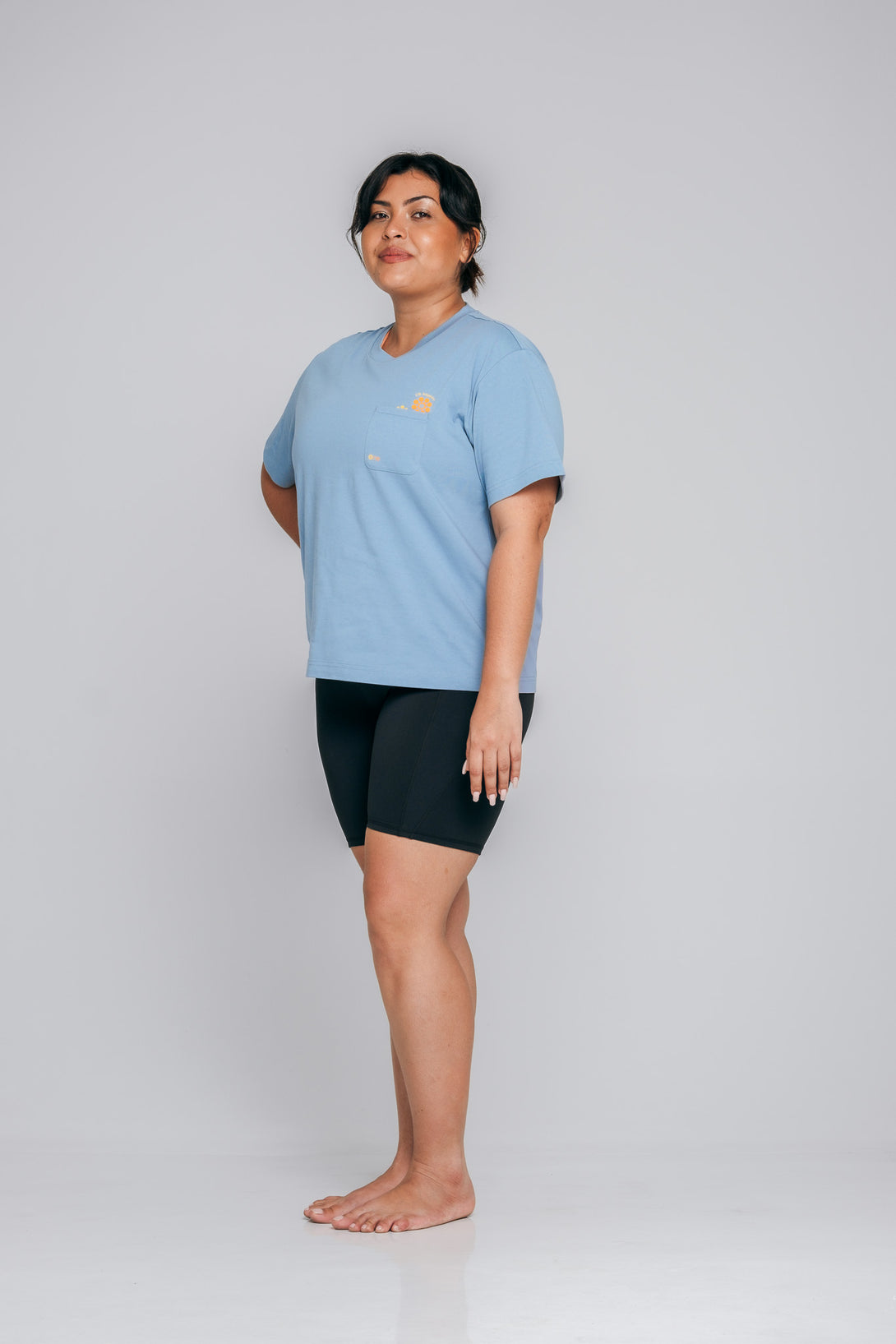 AirCotton Effortless Happy Oversized Tee - Canyon Blue product image 8