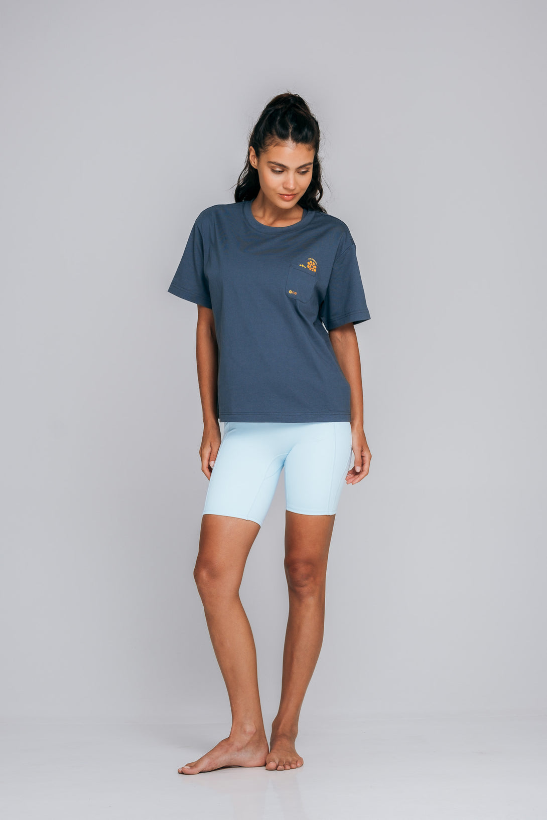 AirCotton Effortless Happy Oversized Tee - Misty Moonlight product image 2