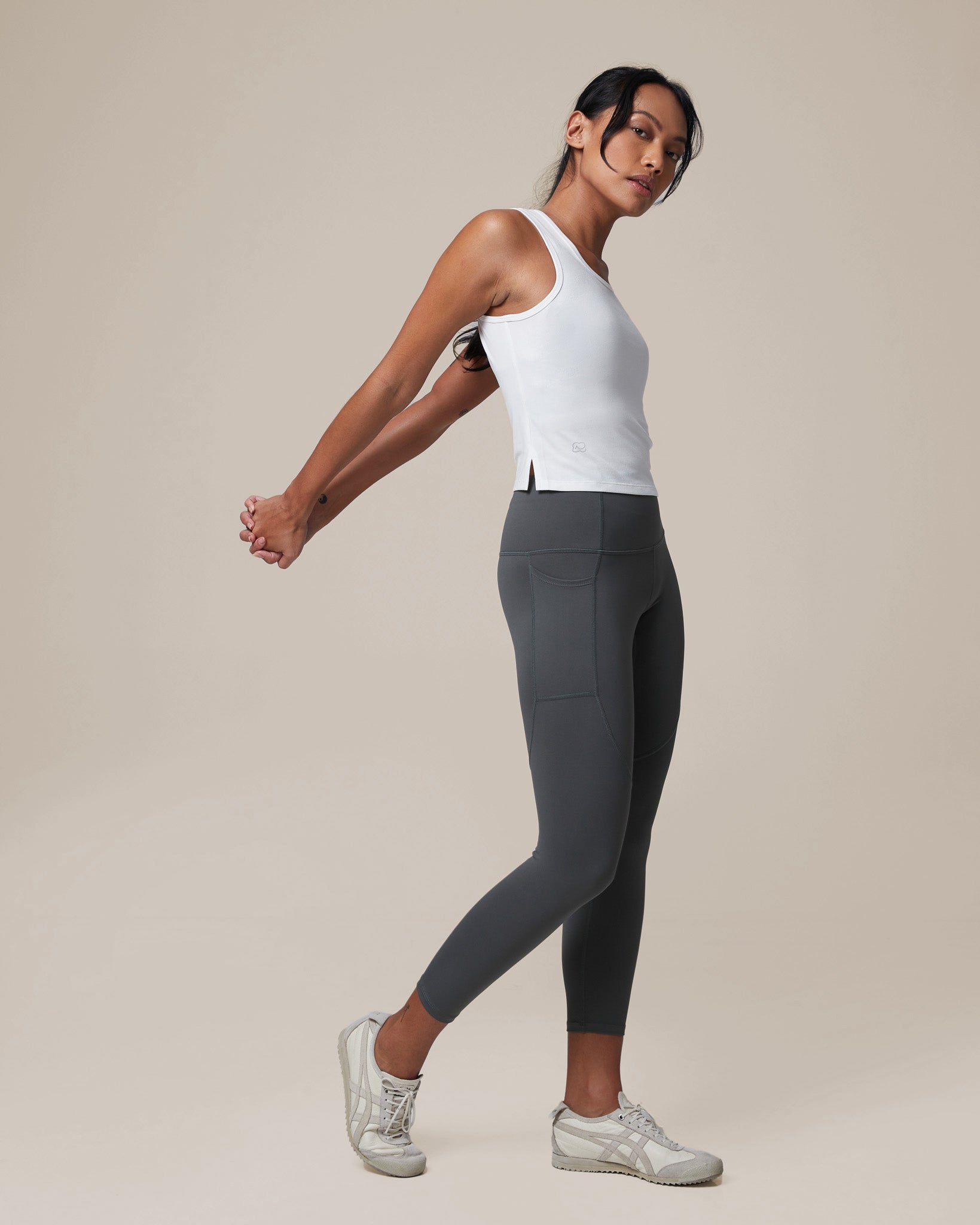 All Day Stretch Cropped Tank