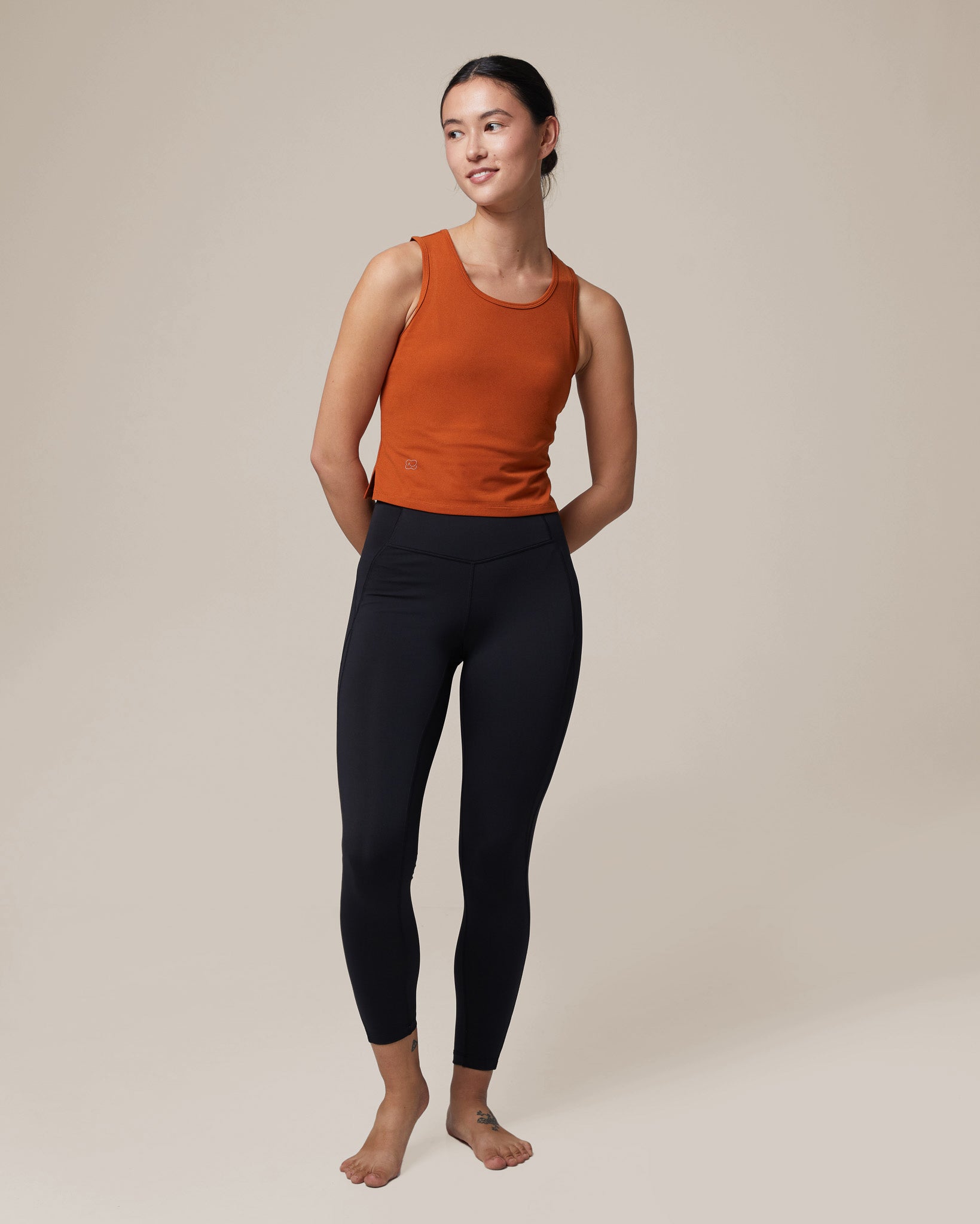 All Day Stretch Cropped Tank