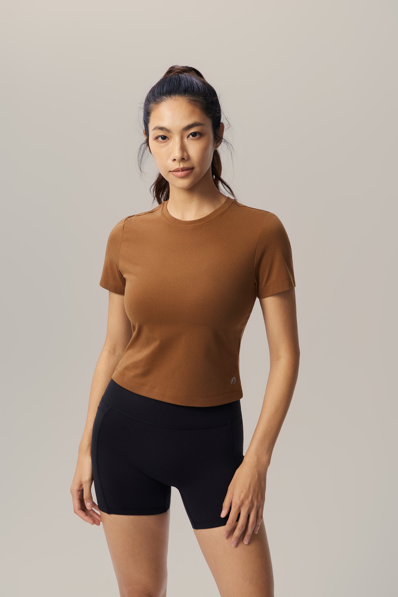 All Day Stretch Cropped Tee