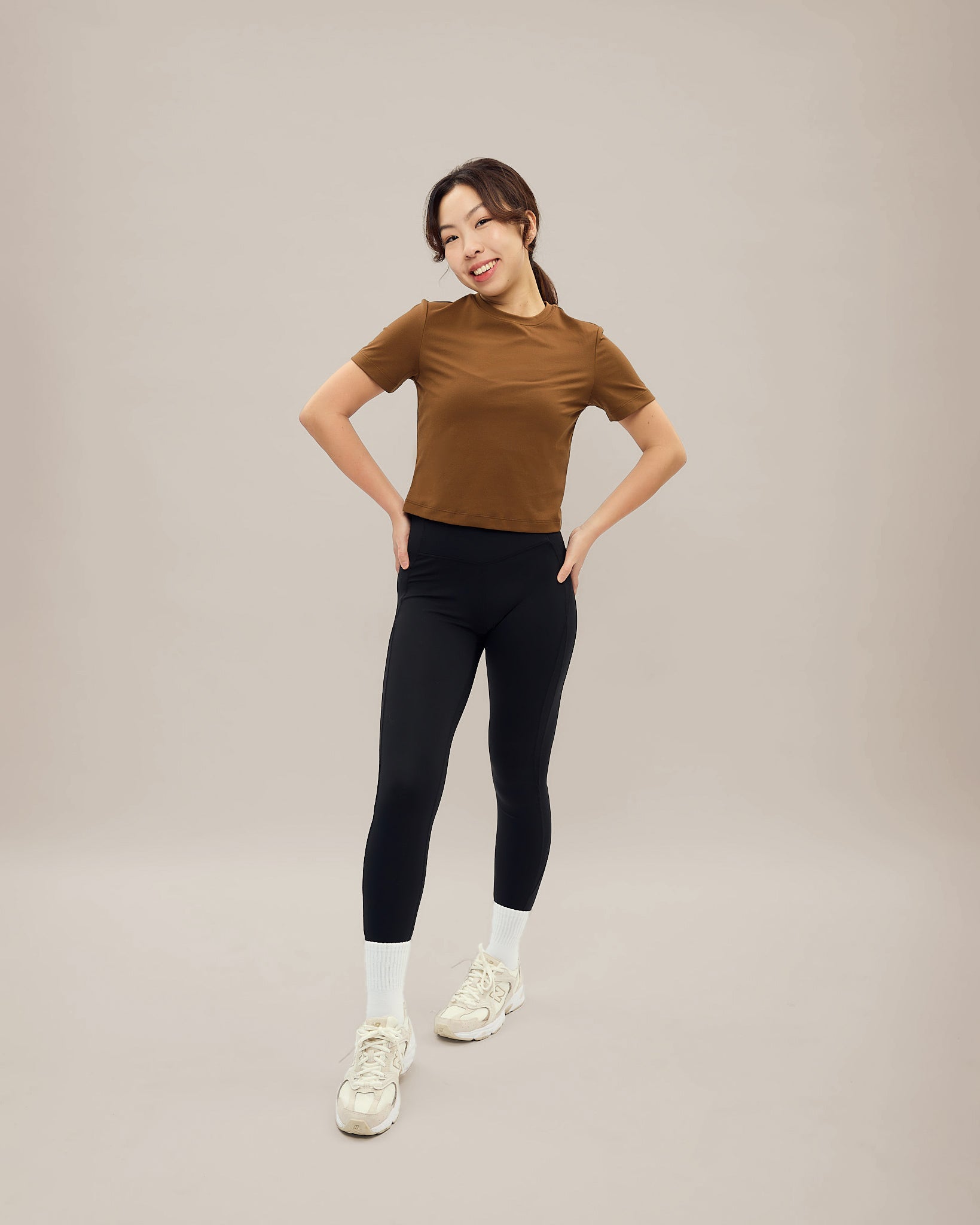 All Day Stretch Cropped Tee