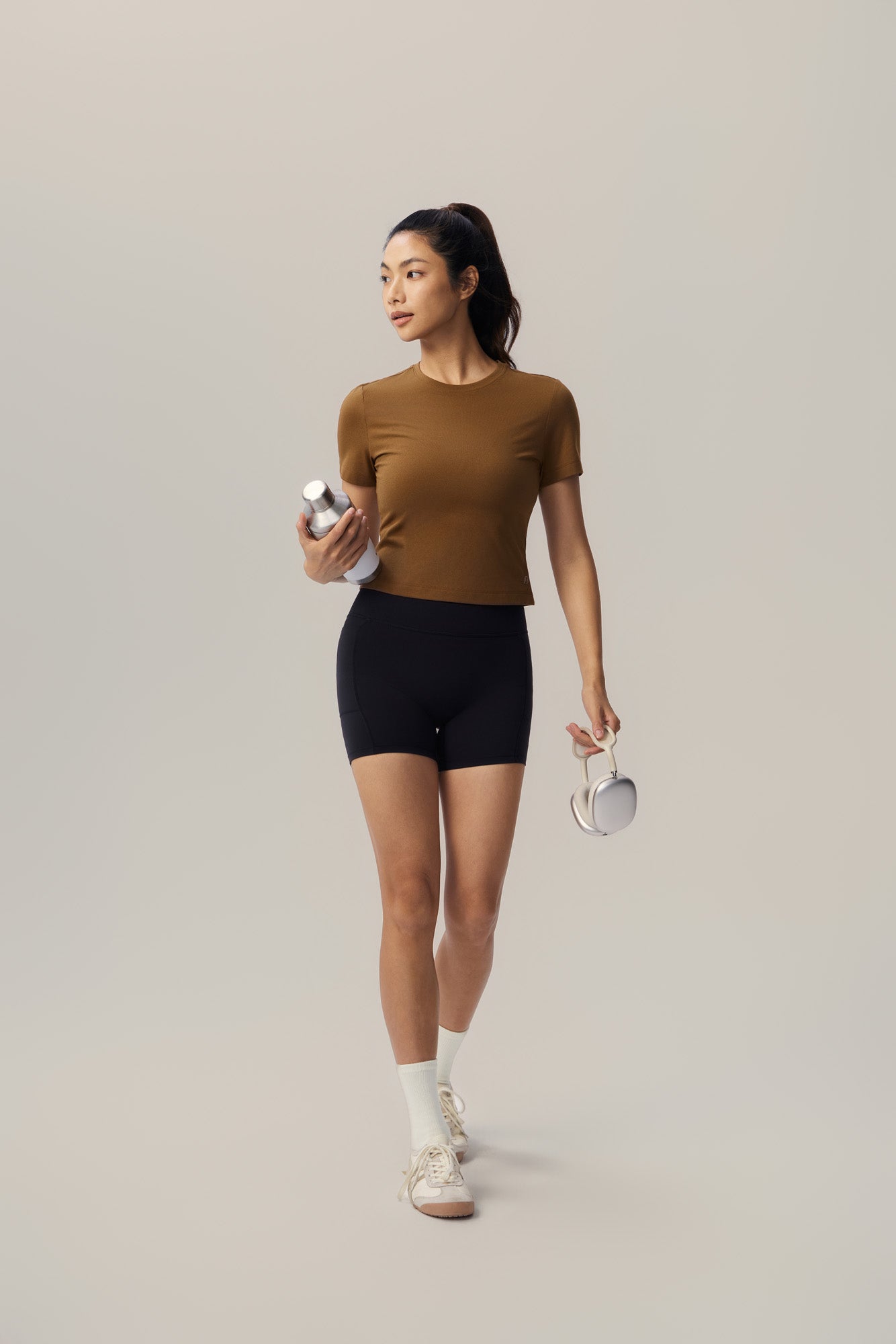 All Day Stretch Cropped Tee