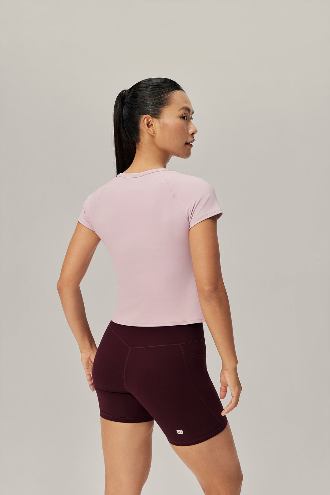 Breeze Ease Fitted Tee - Camellia Bloom product image 6
