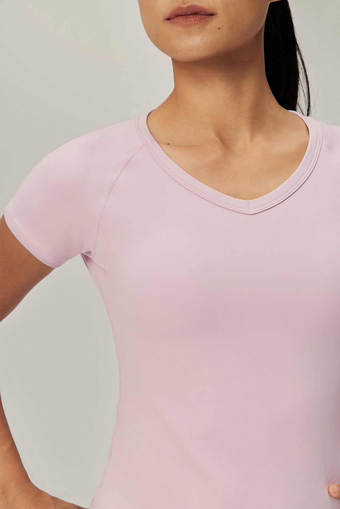 Breeze Ease Fitted Tee - Camellia Bloom product image 7