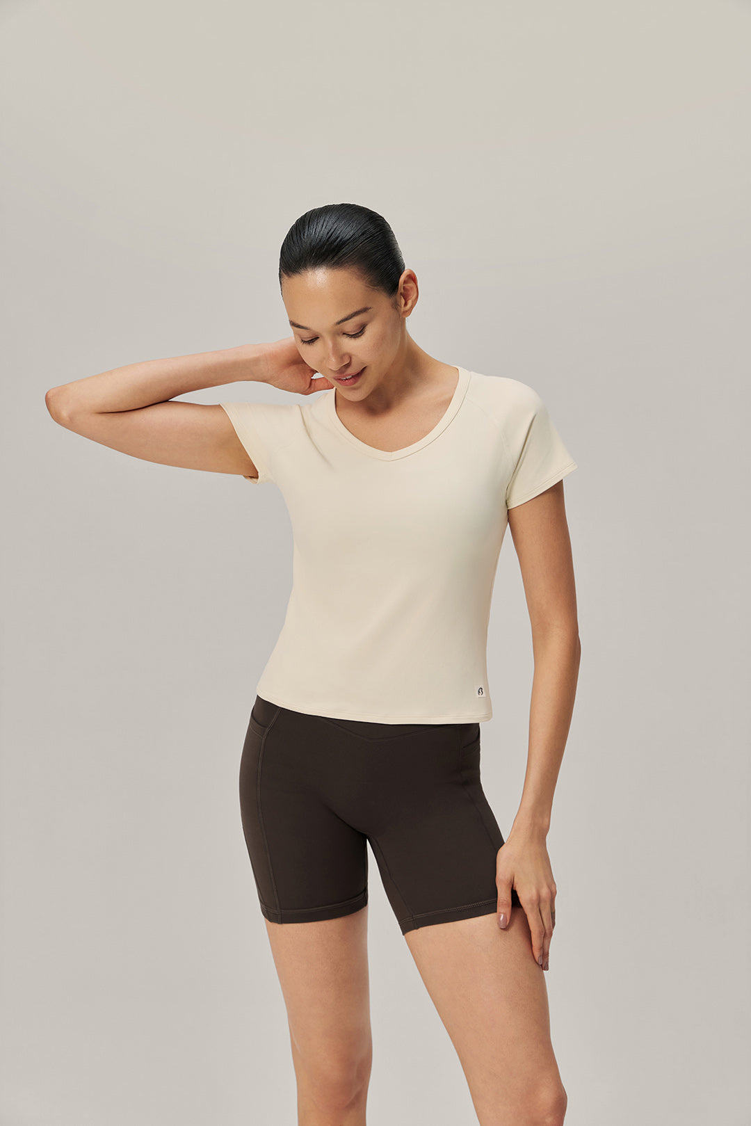 Breeze Ease Fitted Tee - Whipped Cream product image 5