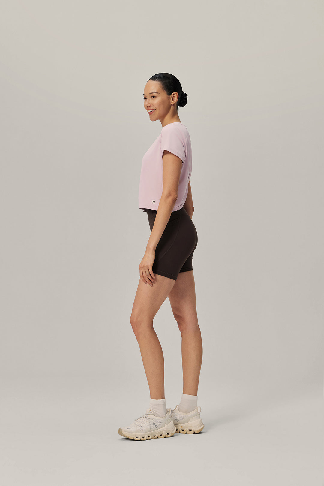 Breeze Ease Open Back Tee - Camellia Bloom product image 3