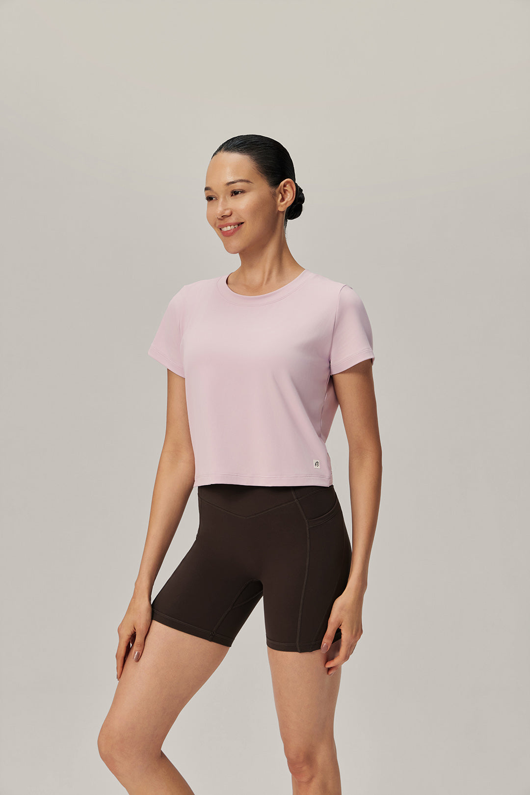 Breeze Ease Open Back Tee - Camellia Bloom product image 5