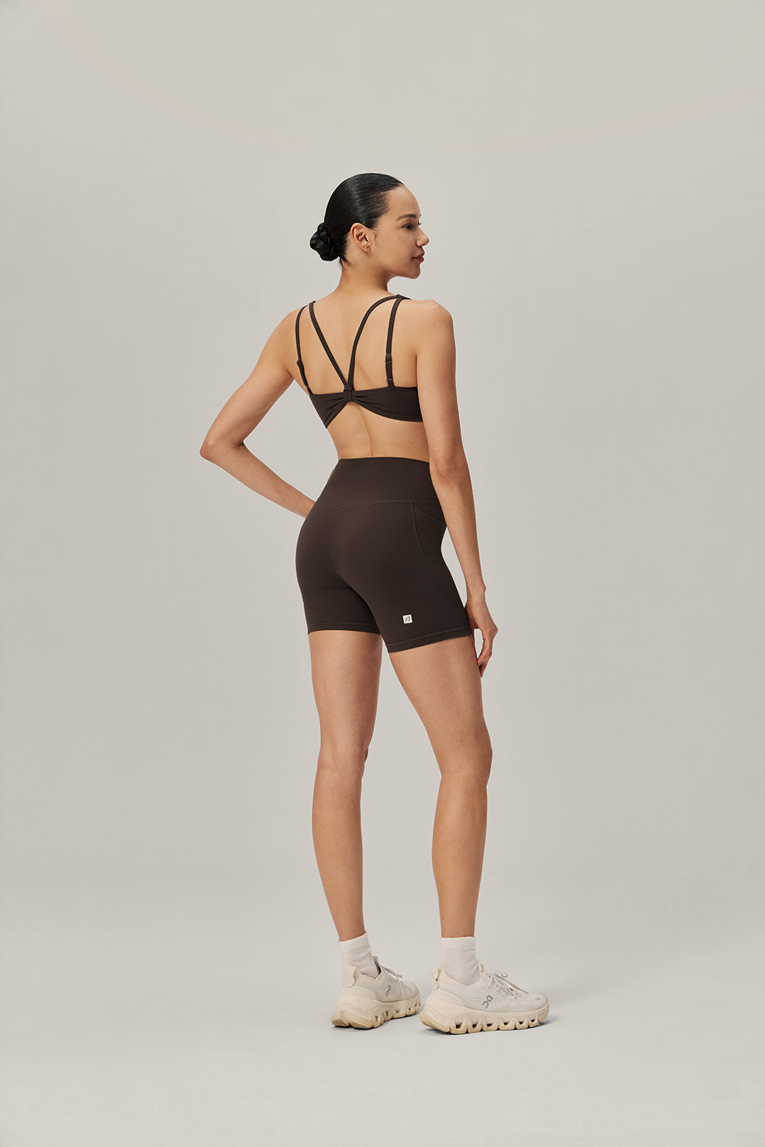 Double Take Sports Bra - Morning Espresso product image 4