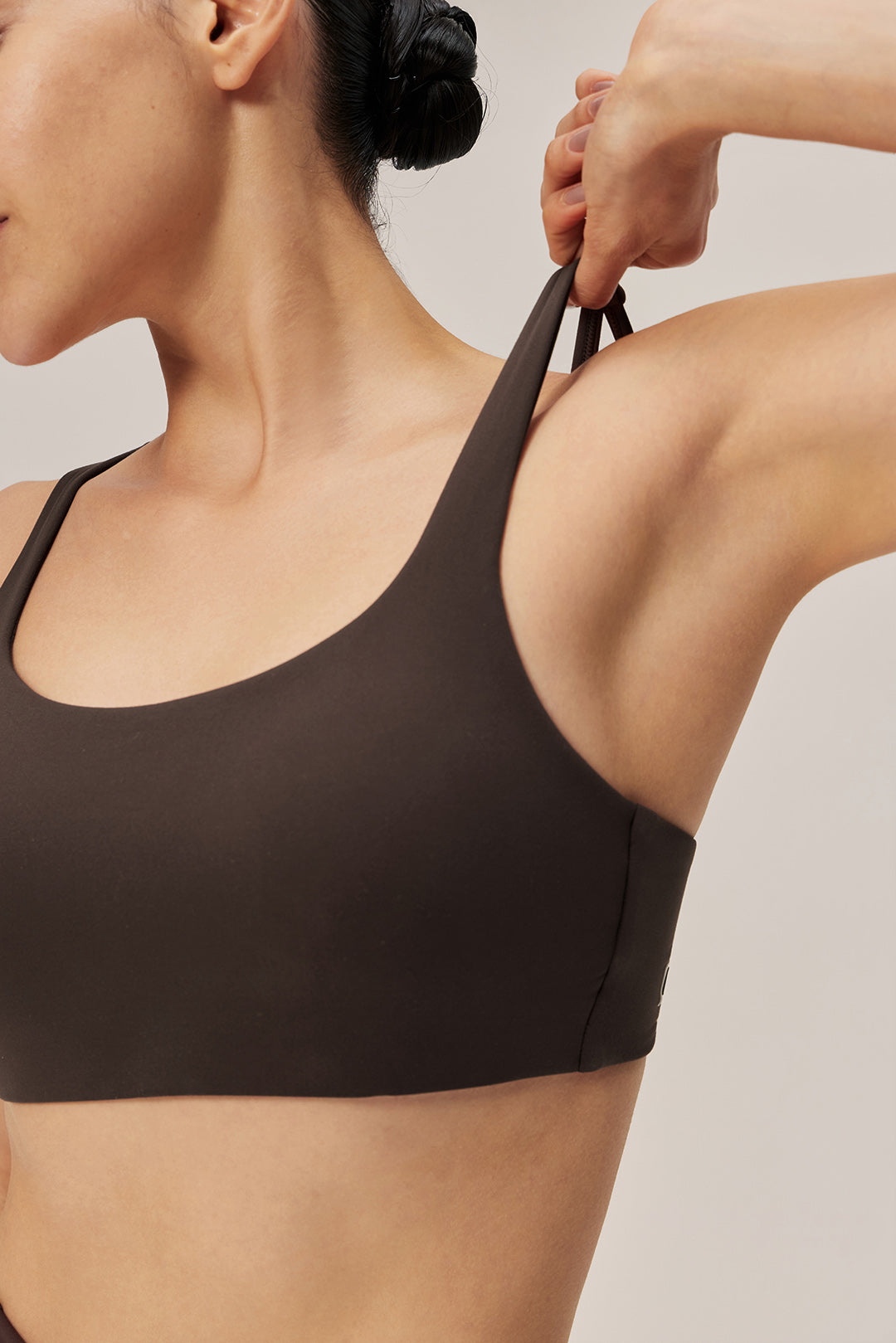 Double Take Sports Bra - Morning Espresso product image 7