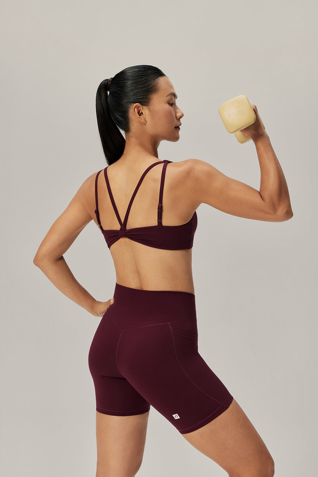Double Take Sports Bra - Rosewood Merlot product image 8