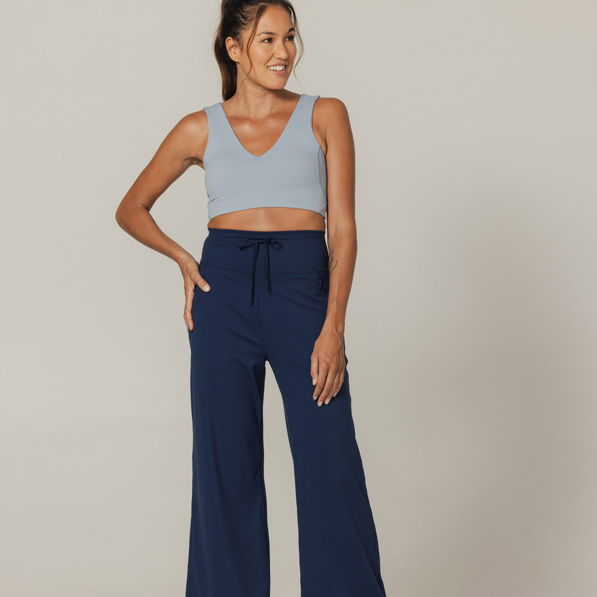 Drape Ease Wide Leg Pants