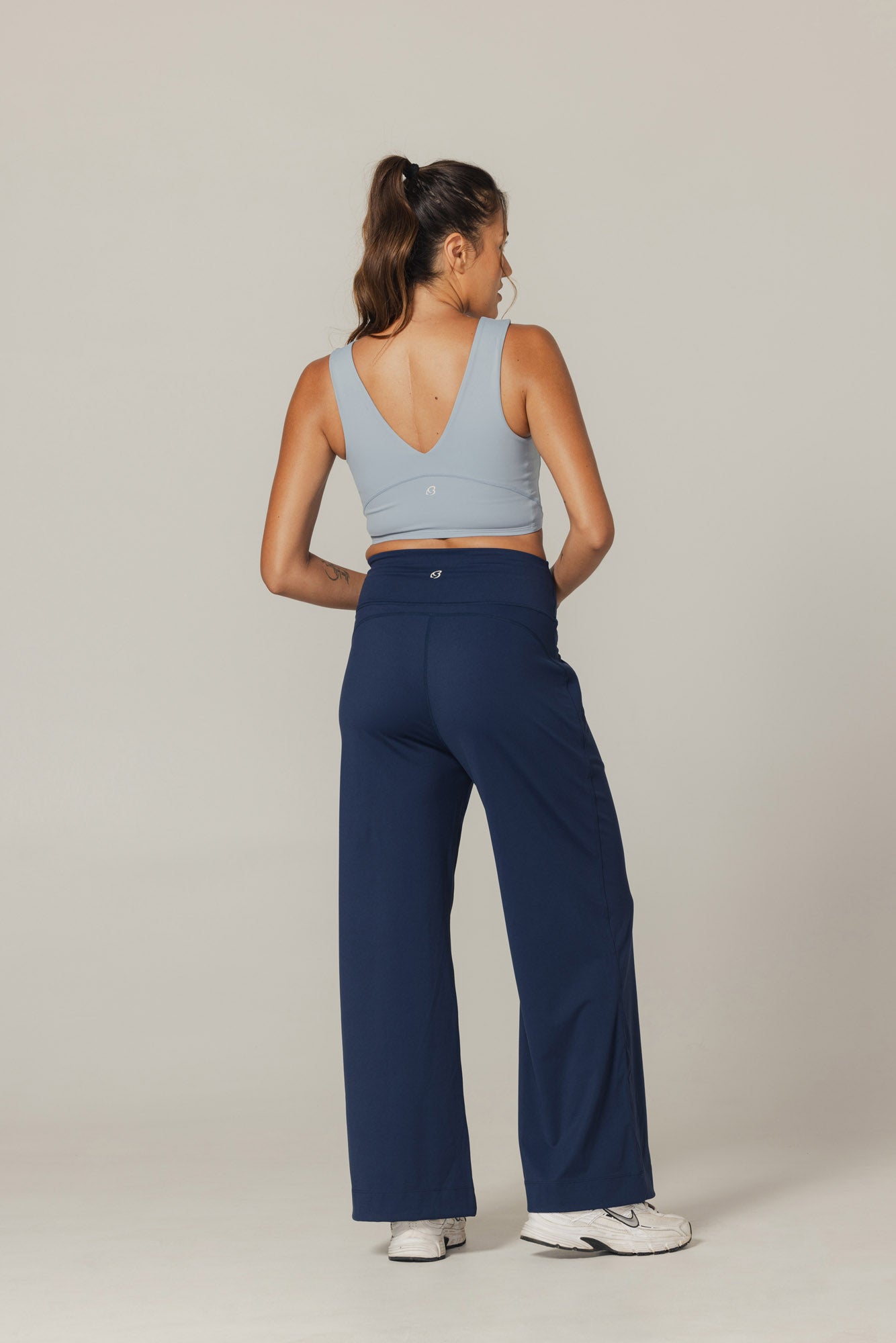 Drape Ease Wide Leg Pants - Deep Current product image 3