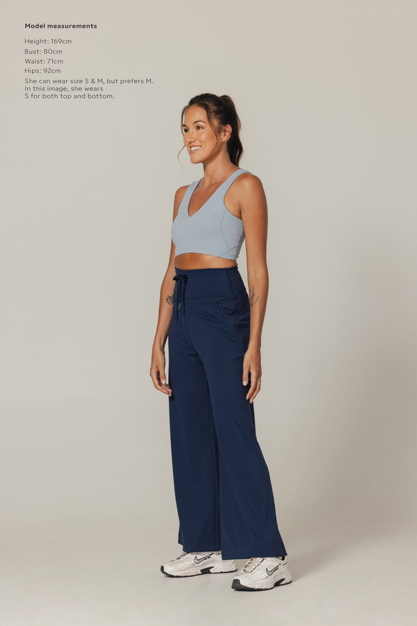 Drape Ease Wide Leg Pants - Deep Current product image 8