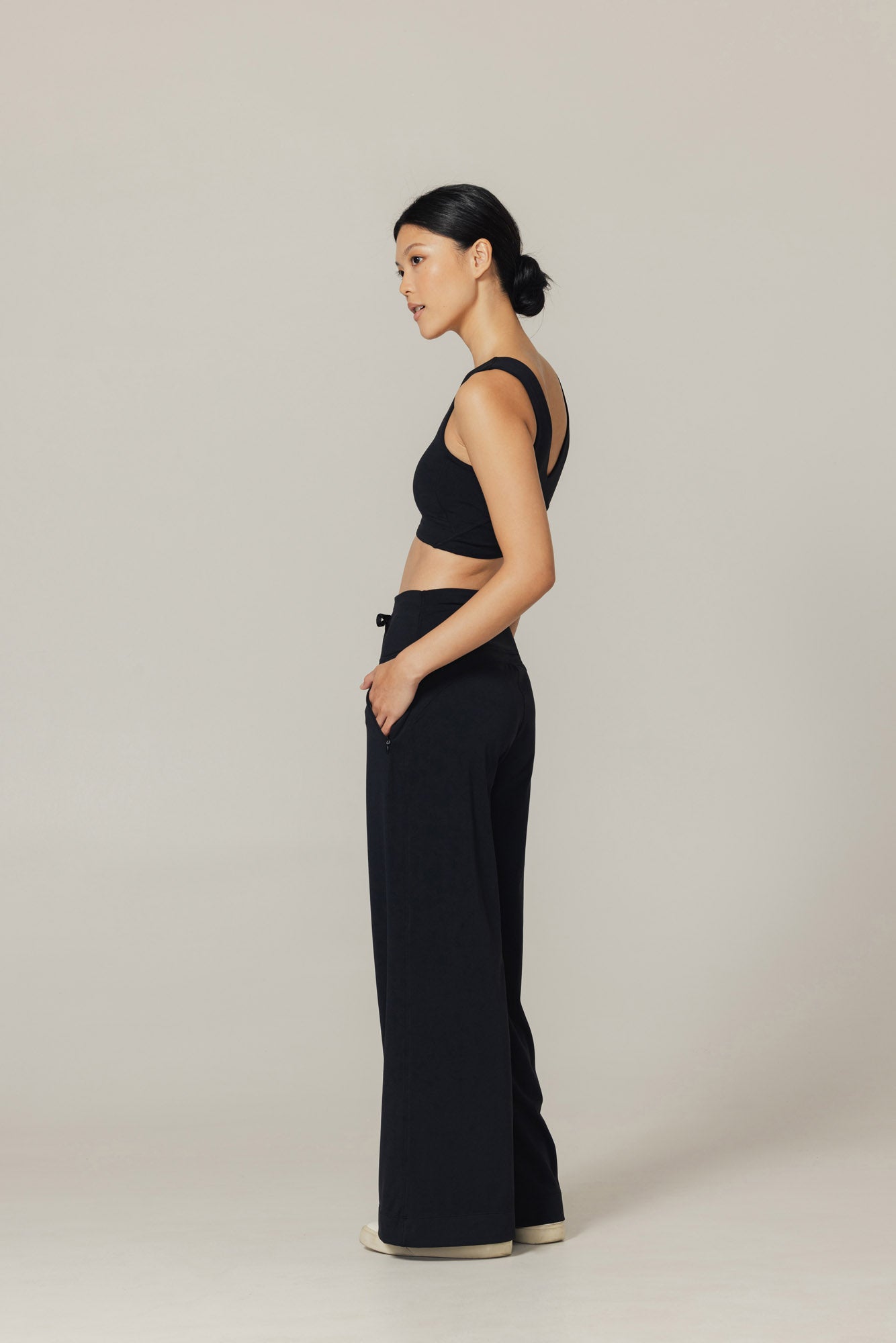 Drape Ease Wide Leg Pants - Star Eslipse product image 4
