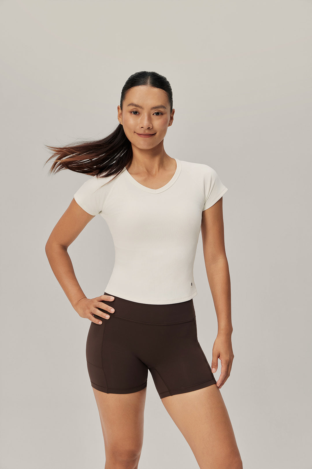 Everyday Essential Ribbed Tee - Coconut Fresh product image 1