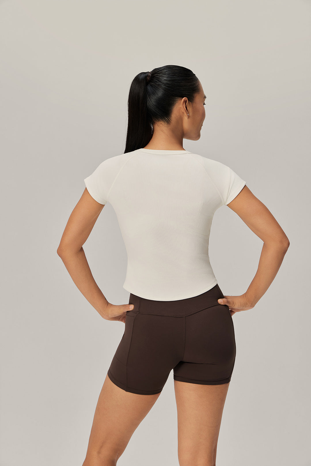 Everyday Essential Ribbed Tee - Coconut Fresh product image 6