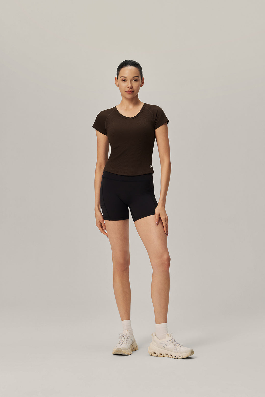 Everyday Essential Ribbed Tee - Italian Roast product image 2