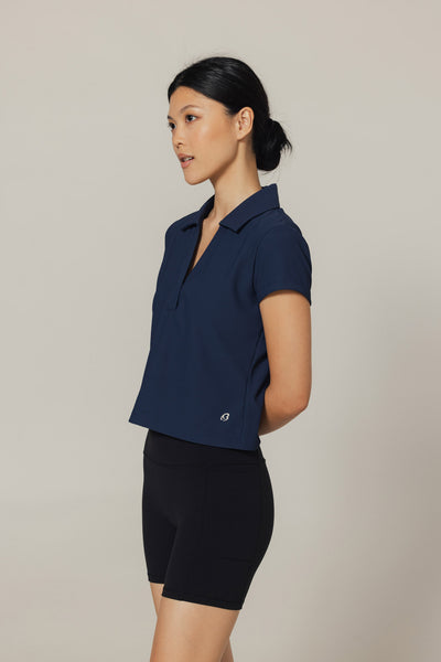 Ready Ease Polo Tee - Deep Current product image 4