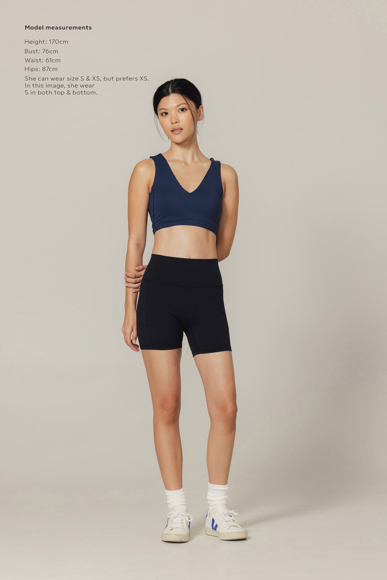 Rise & Shine V-Neck Sports Bra - Deep Current product image 8