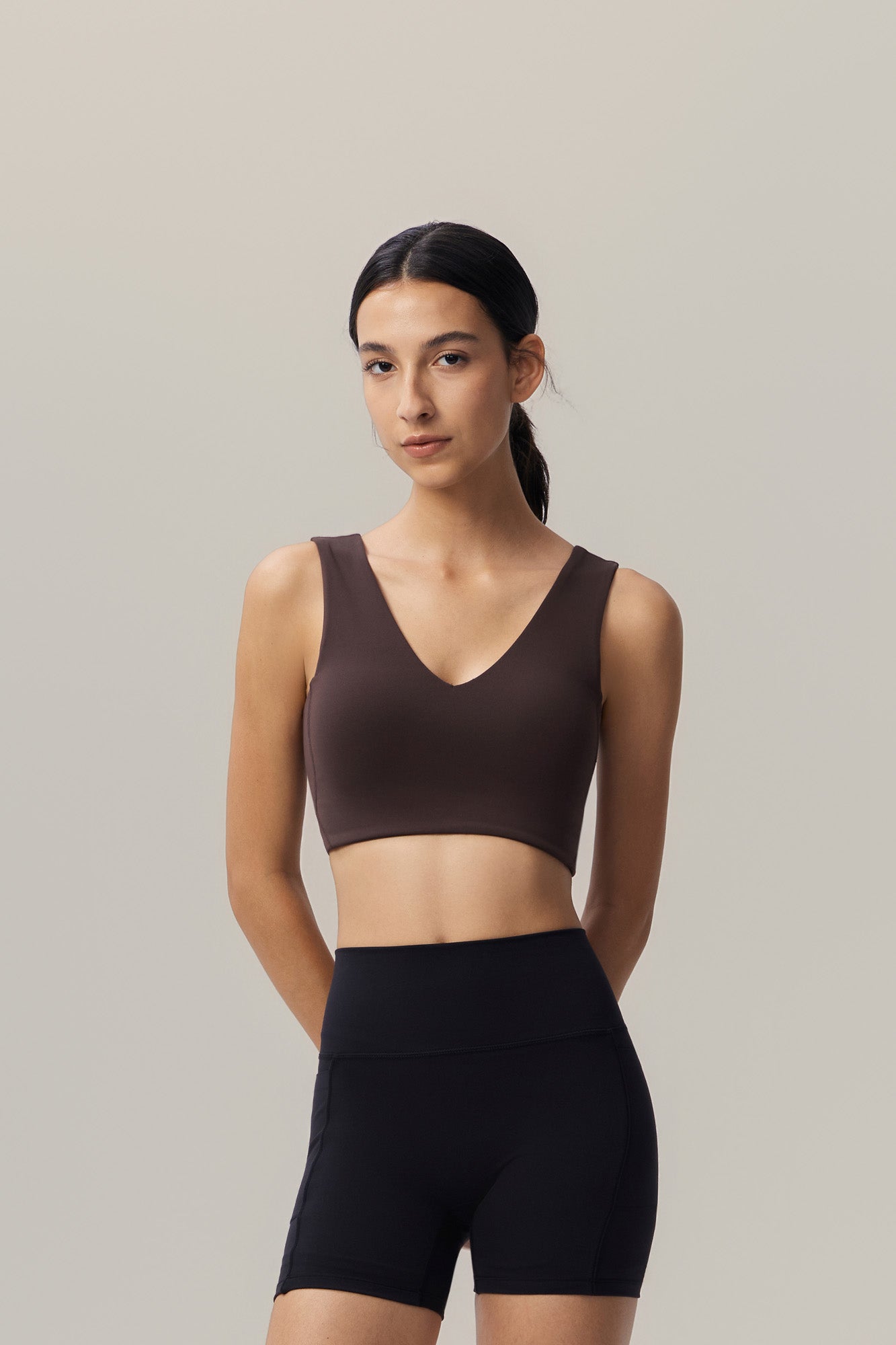 Rise & Shine V-Neck Sports Bra