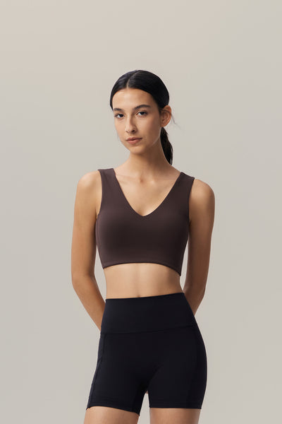 Rise & Shine V-Neck Sports Bra