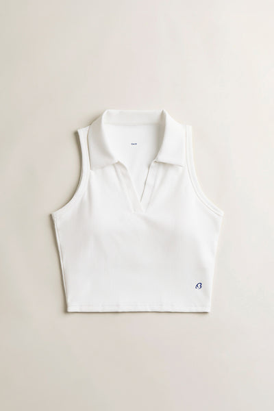 Sculpted Ease Padded Polo Tank