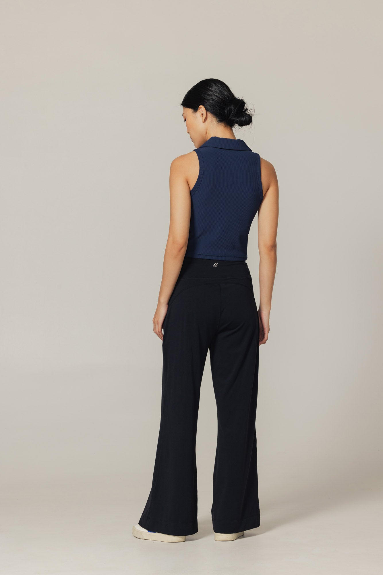 Sculpted Ease Padded Polo Tank - Deep Current product image 4