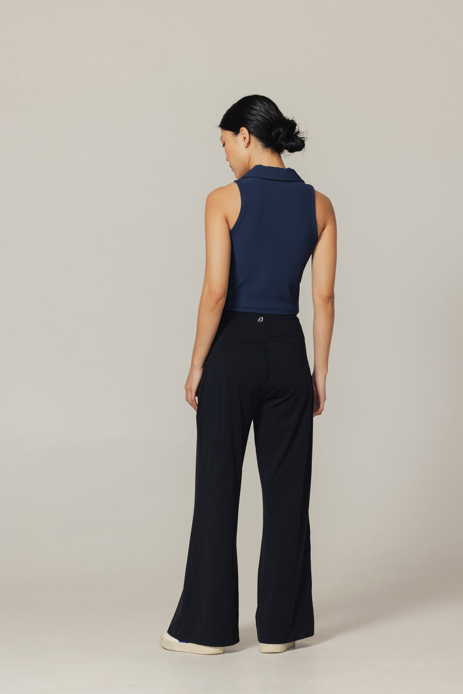 Sculpted Ease Padded Polo Tank - Deep Current product image 4