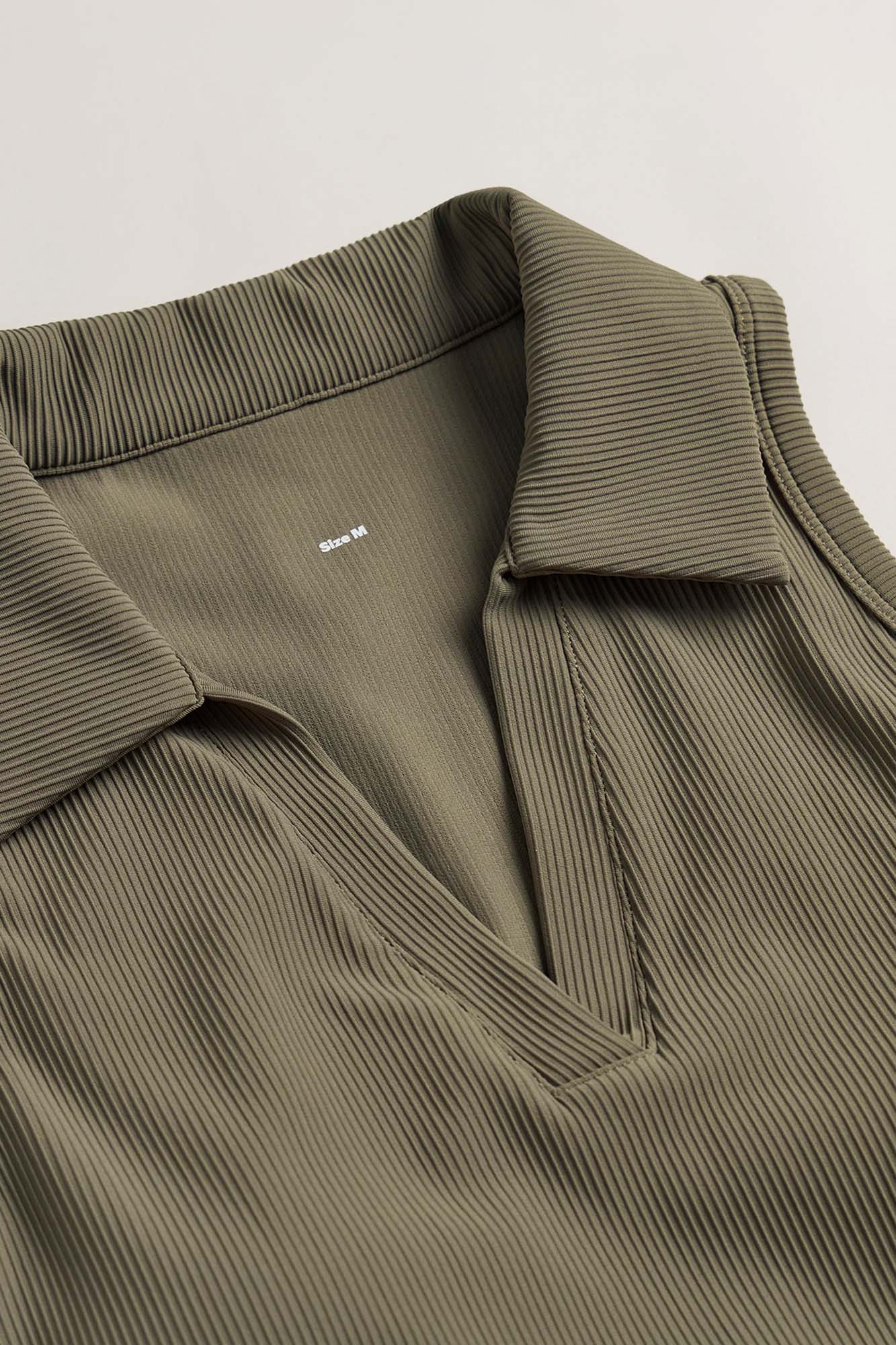 Sculpted Ease Padded Polo Tank