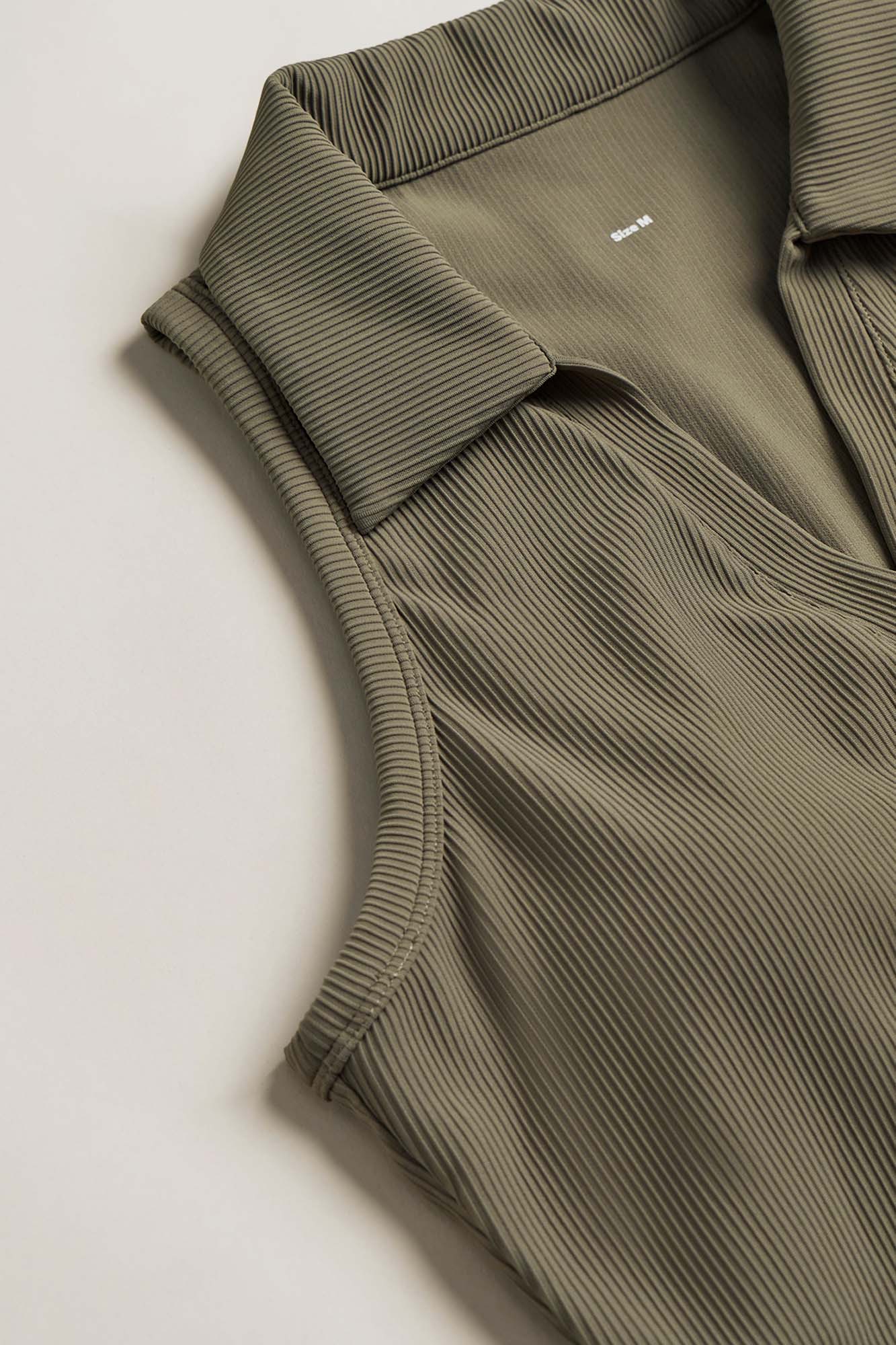 Sculpted Ease Padded Polo Tank